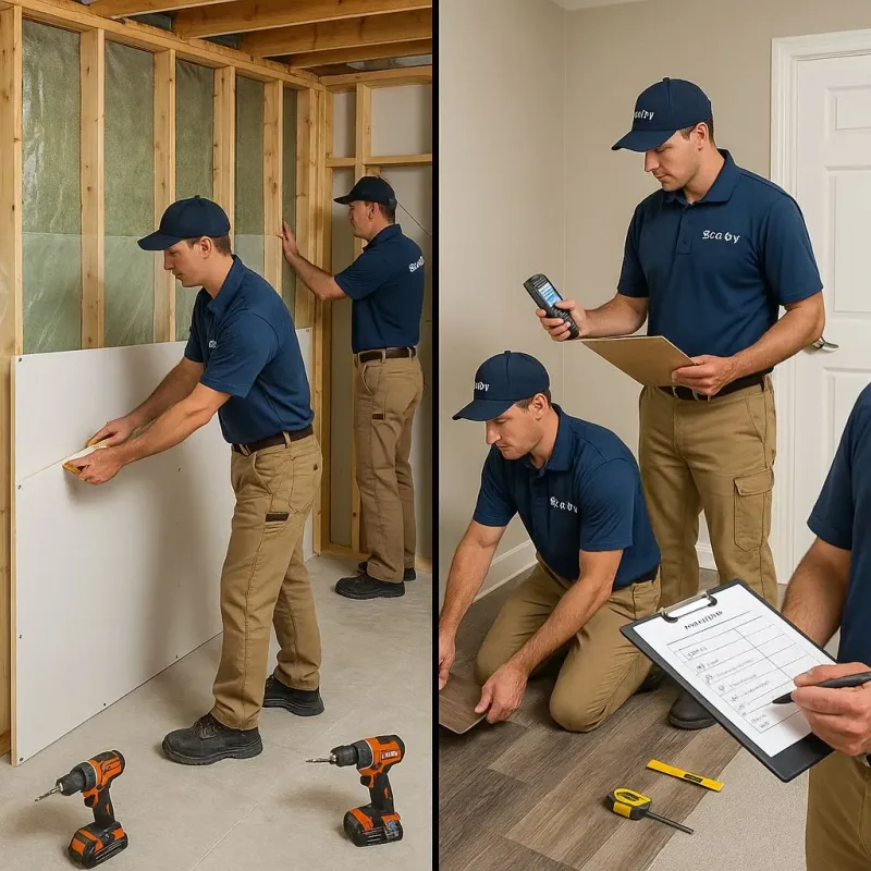 Repairs and Reconstruction process in Rockcreek, OR